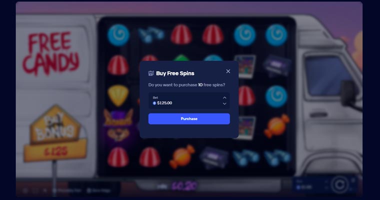 Groomer’s Van Bonus Buy screen